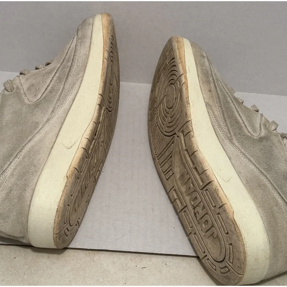 Nike Air Jordan 2 Retro Women's Tan Deconstructed Sail Sneakers 897521-100 Sz 10